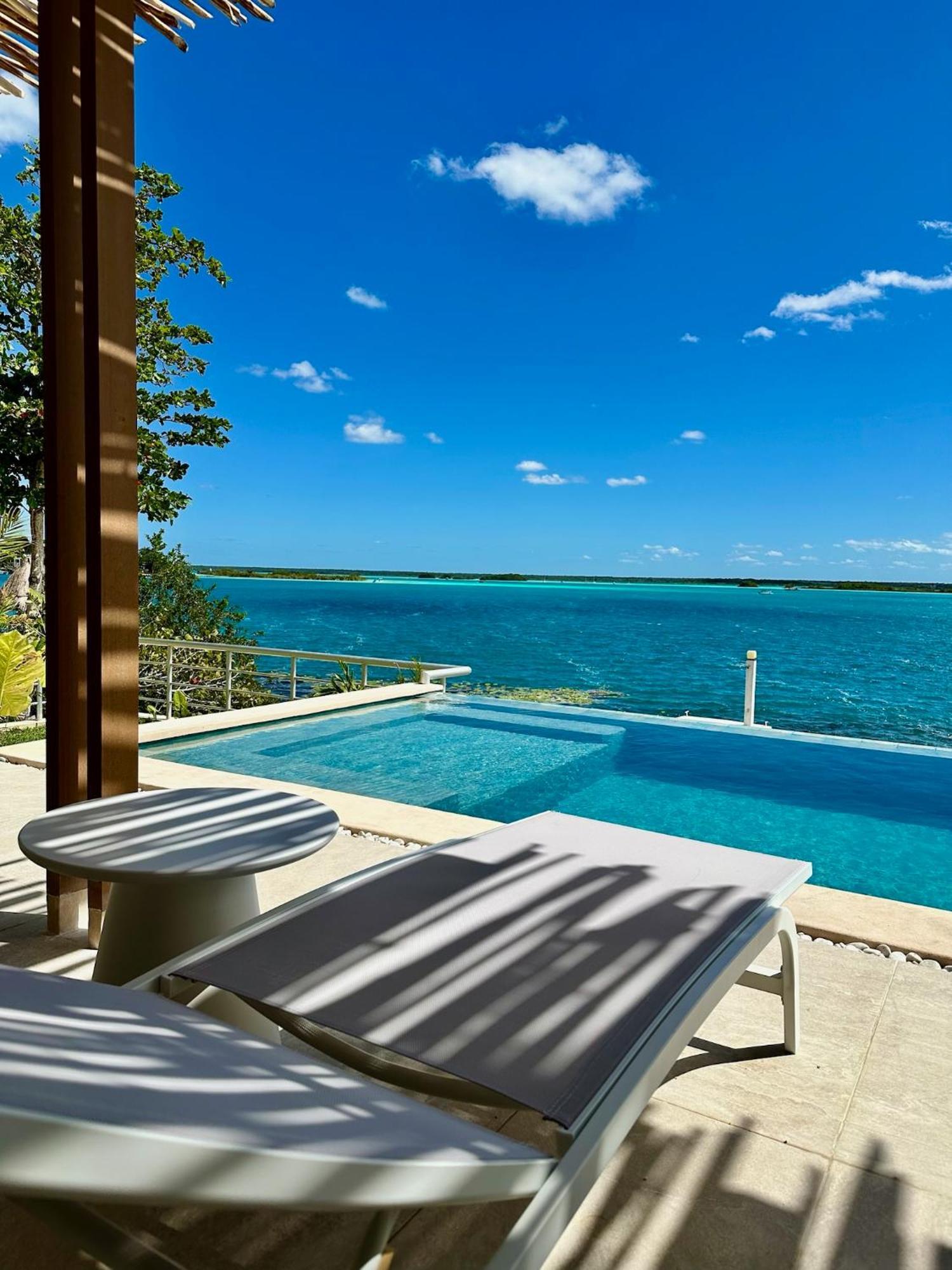 Casa Sol Y Luna -Beautiful Sunrises And Infinity Pool Bacalar Esterno foto